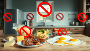 Verbotene Lebensmittel bei hohem Cholesterin: Tabelle